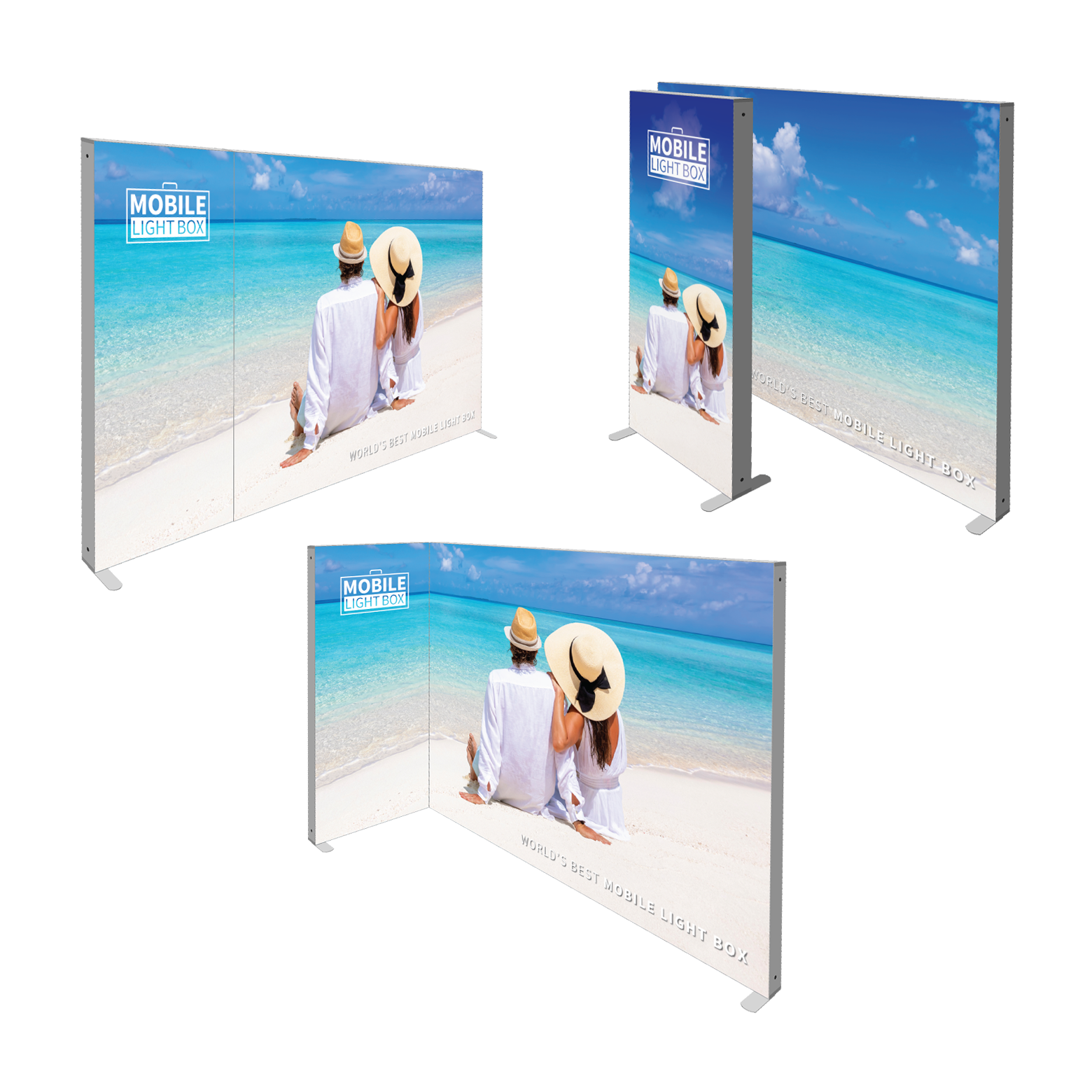 Booth Color Box Booth Kits - Professional Trade Show Stands - Mobile Light Box