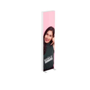 Mobile Light Box 55x240 cm White